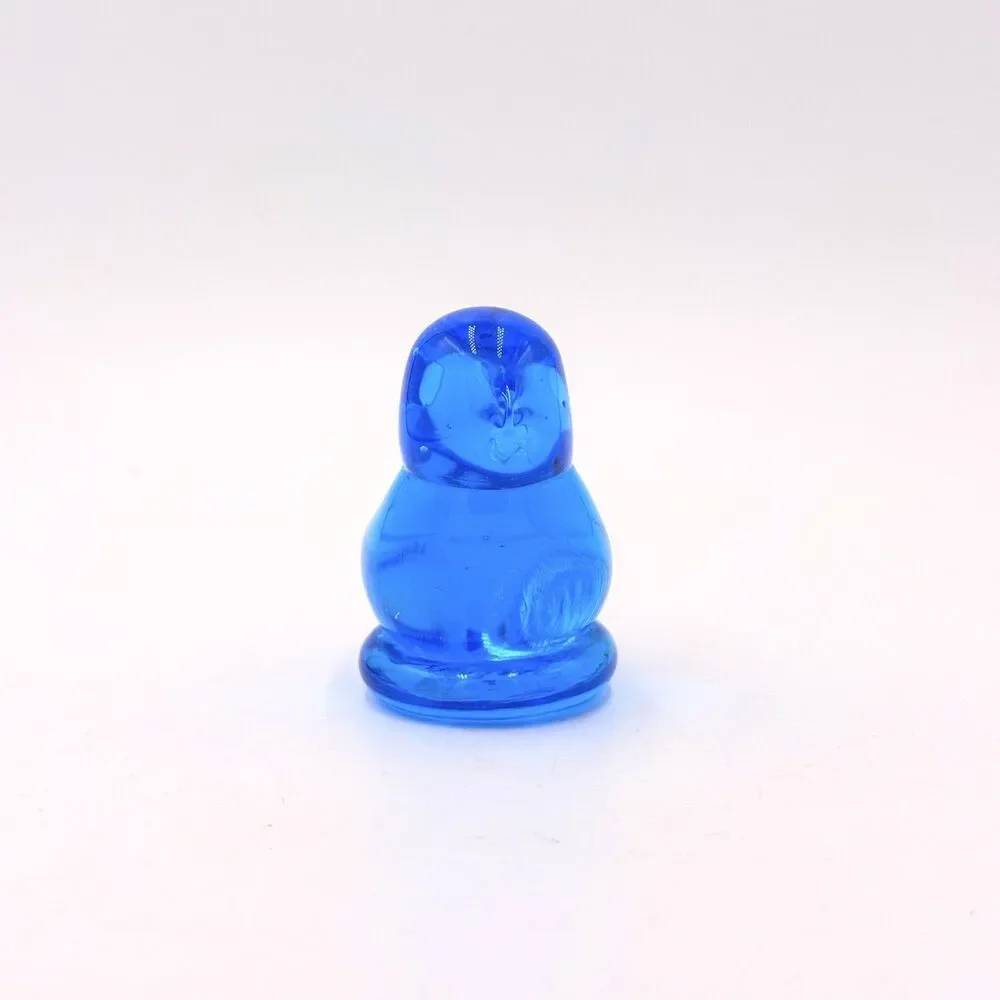 Vintage 1992 Leo Ward Bluebird of Happiness Art Glass Bird Signed 2